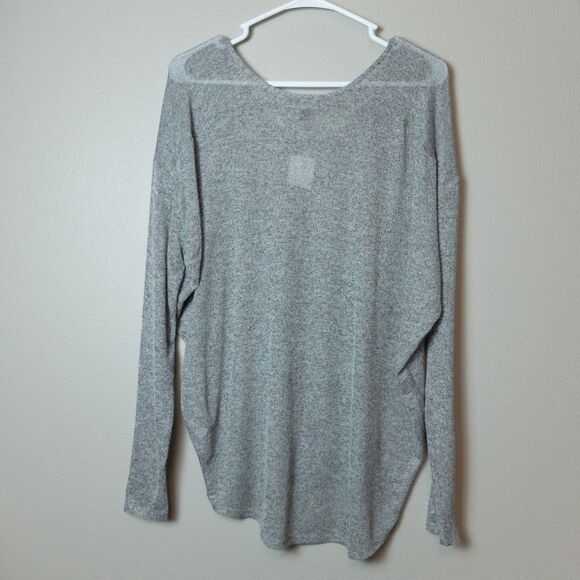 Versona Gray Lightweight Long Sleeve Sweater Size Medium - Picture 8 of 8